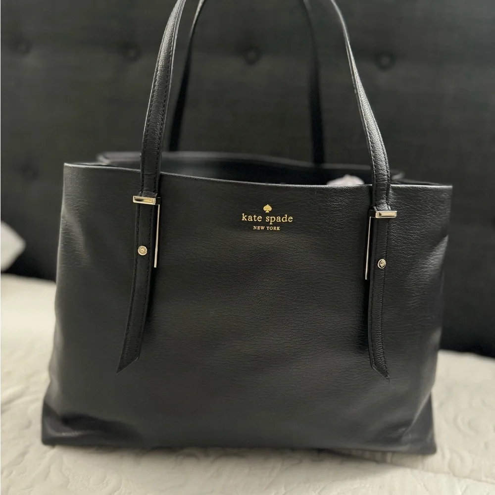 Kate Spade Large Tote Bag Pebbled Leather NWT - Picture 2 of 6